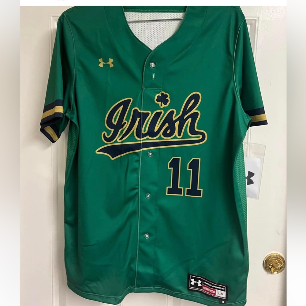 UA Notre Dame IRISH Baseball Jersey Large
